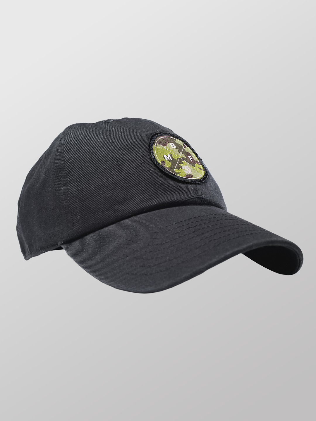 Camo Patch Black Baseball Cap