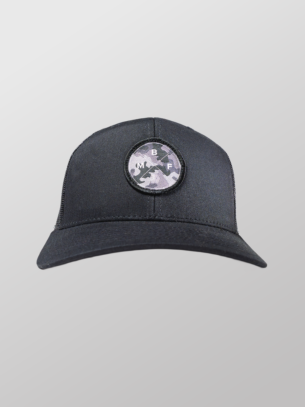 Camo Patch Black Baseball Cap