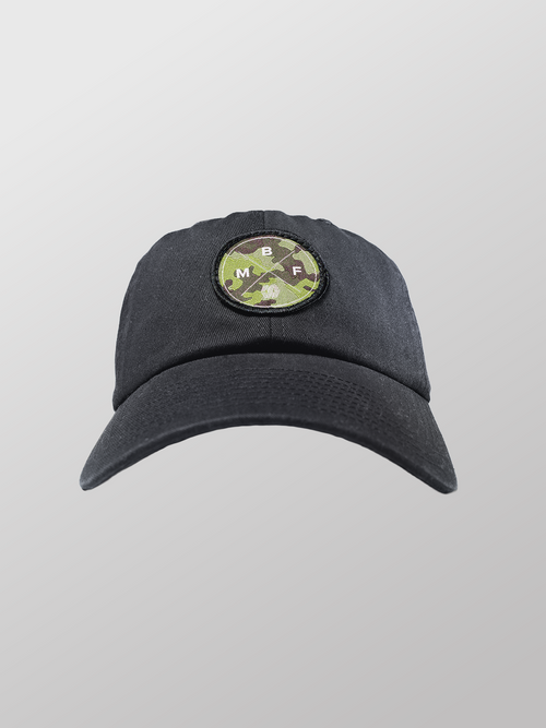Camo Patch Black Baseball Cap