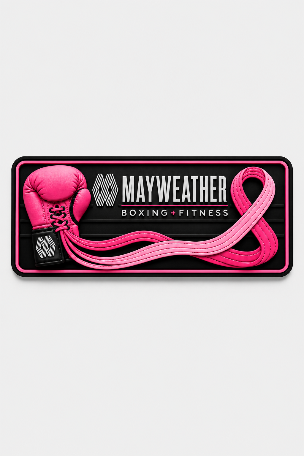 Mayweather Boxing Breast Cancer Awareness Patch