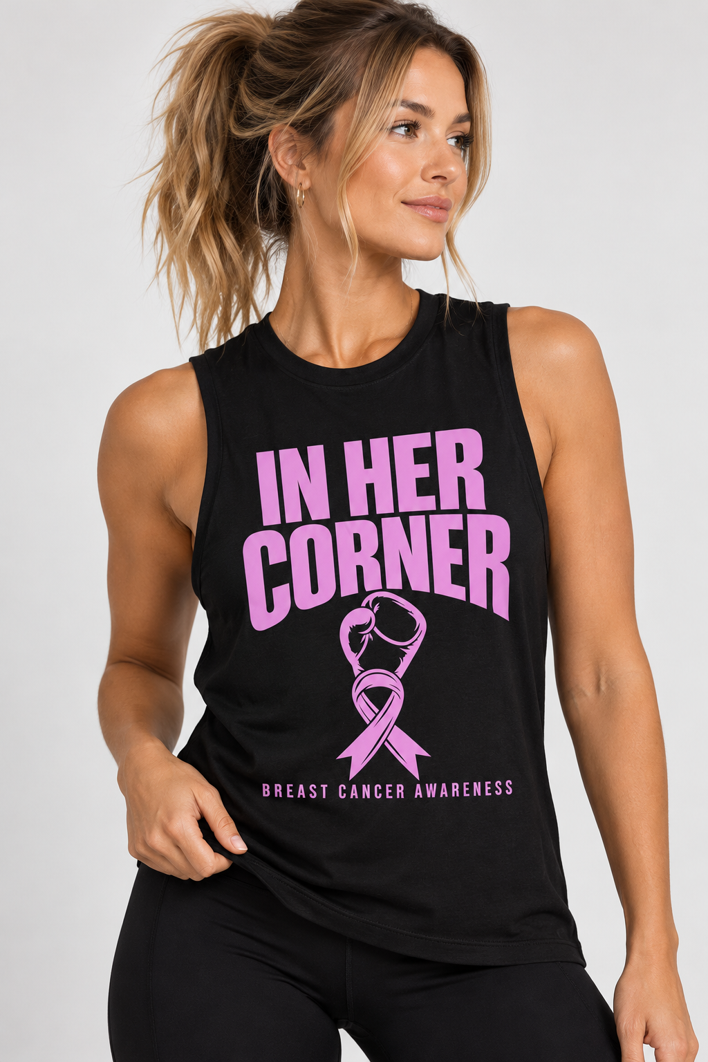 Mayweather Boxing Breast Cancer Awareness “In Her Corner” Tank