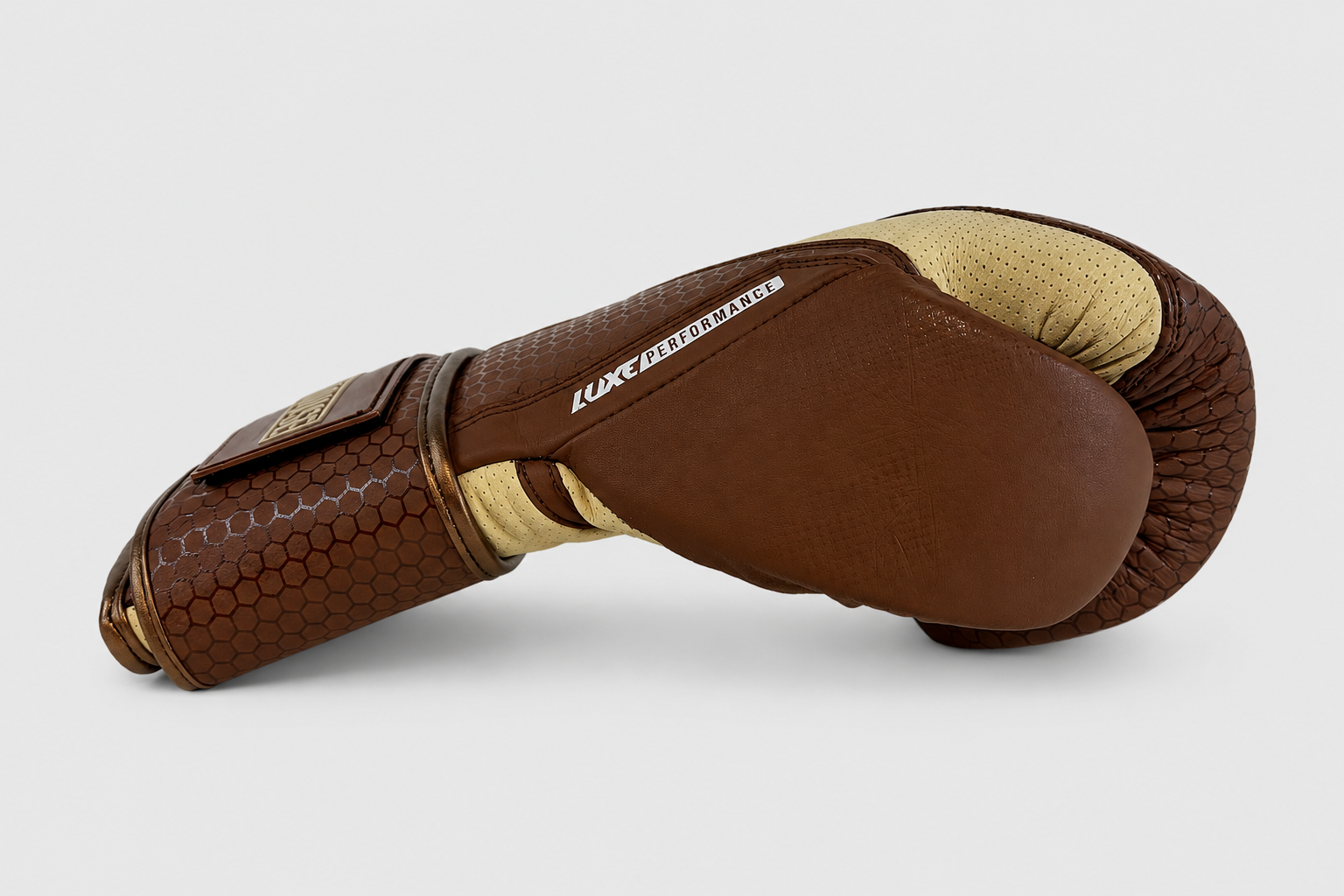Luxe LTE Series Boxing Gloves - Mocha Cream Edition