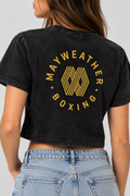 Mayweather Boxing Women's Vintage Cropped T-Shirt