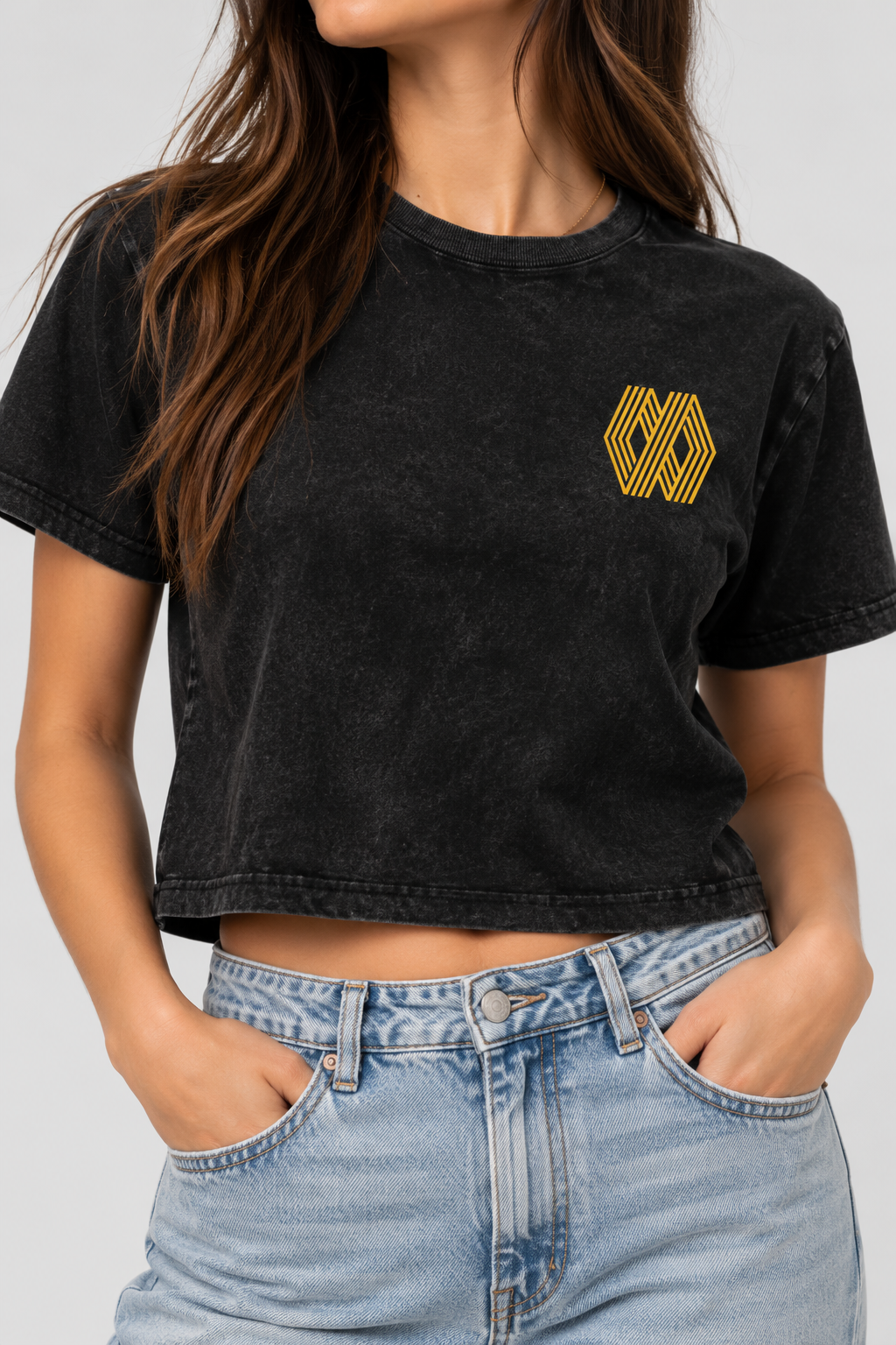 Mayweather Boxing Women's Vintage Cropped T-Shirt