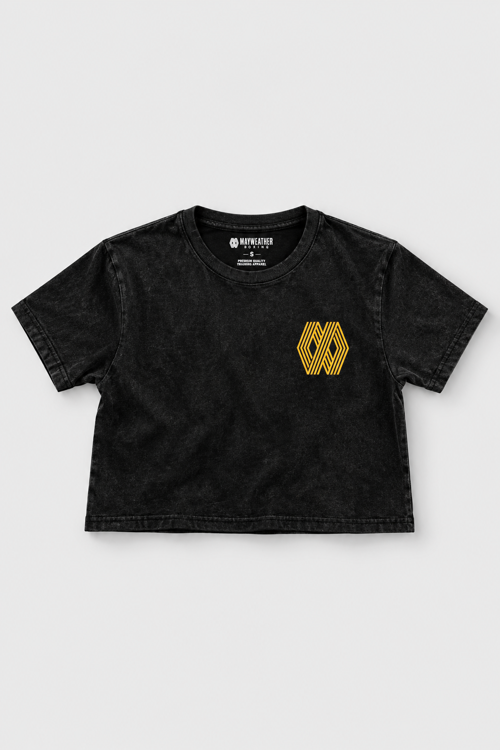 Mayweather Boxing Women's Vintage Cropped T-Shirt