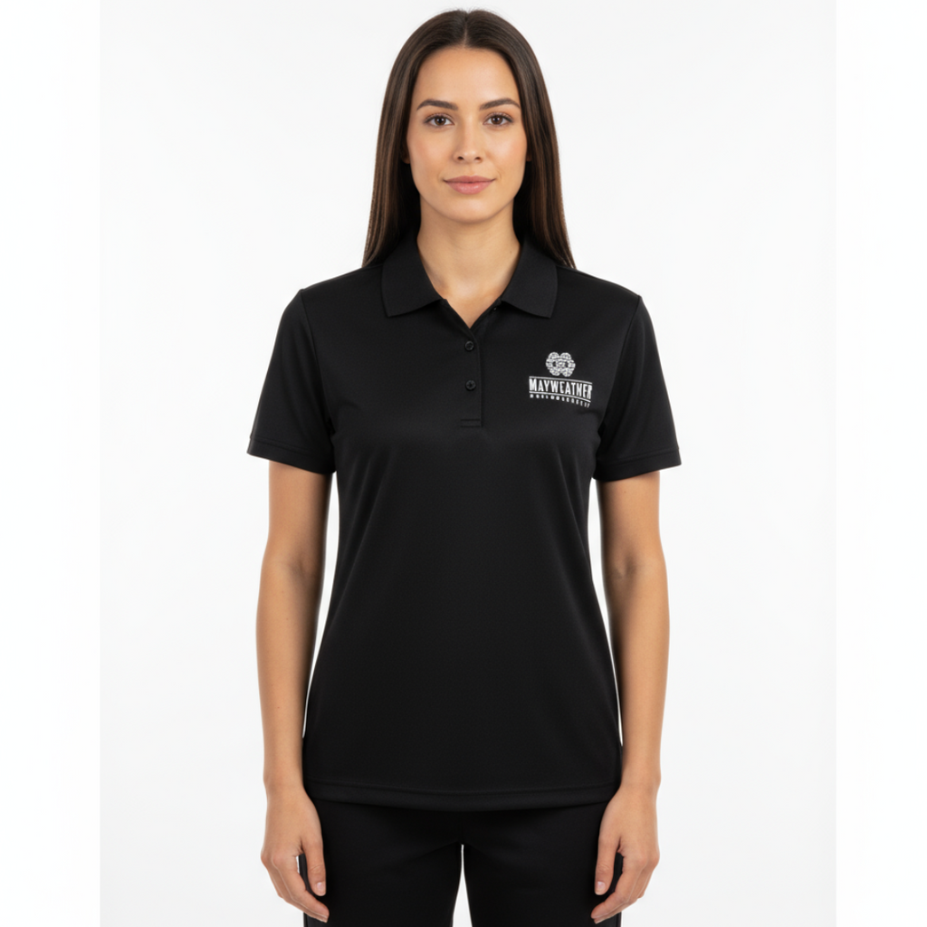 Classic Black Polo Shirt - Women's